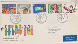 GREAT BRITAIN-"CHRISTMAS 1981" - ....-1951 Pre-Elizabeth II