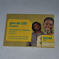 Mozambique-(MZ-MCE-REC-0008A/1)-(25)-Giro De 100-(57167928111083)-(16/7/2011)-(look Out Side)-used Card - Moçambique