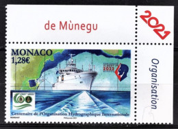 MONACO 2021 -CENTENAIRE DE L'ORGANISATION HYDROGRAPHIQUE INTERNATIONALE - Y.T. N° 3268 /   NEUF ** - Unused Stamps