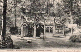 TIEGHEM  Maison Du Garde (chapelle ) Autre Variante Voyagé En 1919 - Anzegem