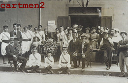 CARTE PHOTO : LYON VAISE DEVANTURE CAFE RESTAURANT EQUIPE DE GYMNASTIQUE CONCOURS RHONE 69009 - Lyon 9