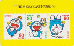 TC JAPON / 110-016 - MANGA - CHAT DORAEMON 2 Sur TIMBRE JAPONAIS - CAT On Japanese STAMP JAPAN Phonecard - 178 - Postzegels & Munten