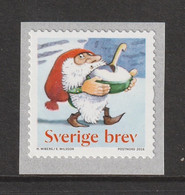 SWEDEN 2016 Jultomten / Christmas Elf S/ADH: Single Stamp (ex Coil) UM/MNH - Ungebraucht