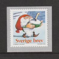 SWEDEN 2016 Jultomten / Christmas Elf S/ADH: Single Stamp (ex Coil) UM/MNH - Neufs