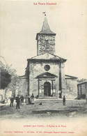 / CPA FRANCE 81 "Alban, L'église Et La Place" - Alban