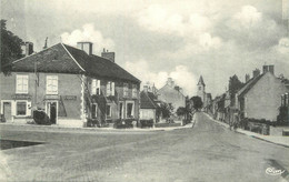 / CPA FRANCE 18 "Sancergues, Hôtel De L'espérance Et Grande Rue" - Sancergues