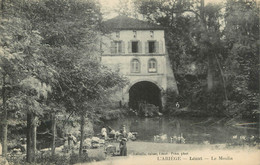 / CPA FRANCE 09 "Lezat, Le Moulin" - Lezat Sur Leze