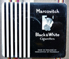 Boite A Cigarettes MARCOVITCH OF PICCADILLY  Black & White S.E.I.T.A. - Etuis à Cigarettes Vides