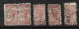 Australie Du Sud  N° 39 X  5  Exemplaires        B/TB  Voir Scans   - Used Stamps