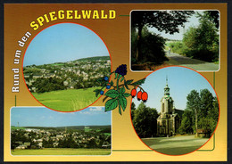 E9384 - TOP Spiegelwald Bernsbach Grünhain Beierfeld - Bild Und Heimat Reichenbach Qualitätskarte - Bernsbach