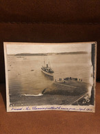 Dinard * Le CHAMOIX Quittant Le Vieux Quai Septembre 1910 * Bateau Chamoix * Photo Ancienne - Dinard