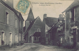 72 - Villaines-sous-Malicorne (Sarthe) - Place De L'Eglise - Otros & Sin Clasificación