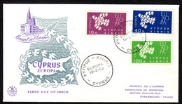 1962 Cipro, Europa, FDC Non Viaggiata - Sonstige & Ohne Zuordnung