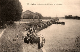 Joigny * Concours De Pêche à La Ligne Du 26 Juin 1910 * Pêcheurs - Joigny