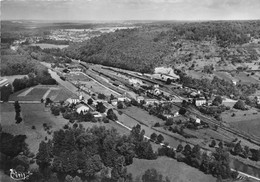 52-CHEVILLON-GARE- VUE AERIENNE SUR LE CANAL ET LA GARE - Chevillon