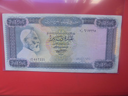 LIBYE 10 DINARS 1971-72 Circuler (B.22) - Libya