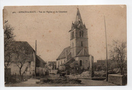 - CPA ASPACH-LE-HAUT (68) - Vue De L'Eglise Et Du Cimetière 1921 - Edition Chadourne 902 - - Sonstige & Ohne Zuordnung