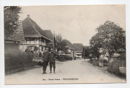 - CPA WOLFERSDORF (68) - Entrée Du Village (belle Animation) - Edition Chadourne 924 - - Other & Unclassified