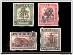 Ruanda 0150/53**  Croix Rouge  MNH - - Unused Stamps
