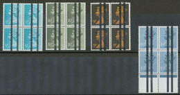 GB POST OFFICE TRAINING SCHOOL 1971/3 MACHIN ½p, 3 ½p, 9p, 4 ½ P Superb U/M Bl.4 - Machin-Ausgaben