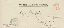 GB Paymaster General's Office: March 22, 1897, LONDON / OFFICIAL / PAID / 715 PM - Officials