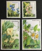 Kenya 1985 Flowers Definitives MNH - Unclassified