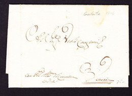 1706 Faltbrief Aus Galata Nach Venedig. - ...-1858 Vorphilatelie