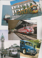 1229 CPM Trains, Tramways, Autos, Trolleys, Cars, Bus, Et Bateaux Français - - 500 CP Min.