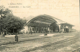 Pamiers * La Gare * Ligne Chemin De Fer De L'ariège - Pamiers