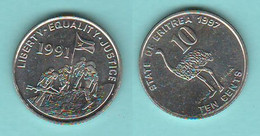 Eritrea 10 Cents 1997 Typological Coin - Eritrea