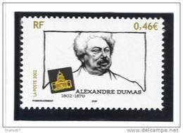 France 3536 Neuf ** ( "Portrait De Alexandre Dumas) Sous Faciale - Unused Stamps