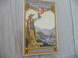 CPA  Suisse Exposition Cantonale Valaisanne à Sion 1909 - Sion