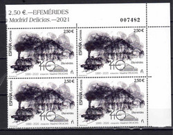 ESPAÑA 2021  ** MNH ED. 5474 140 AÑOS ESTACION DE LAS DELICIAS. MADRID BL.4 - Ungebraucht