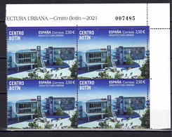 ESPAÑA 2021  ** MNH ED. 5476 ARQUITECTURA URBANA. CENTRO BOTIN BL.4 - Unused Stamps