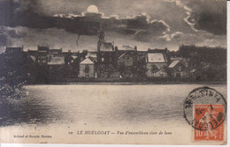 Le Huelgoat Vue D'ensembleau Clair De Lune   1909 - Huelgoat