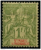 Sainte Marie De Madagascar (1894) N 13 * (charniere) - Nuovi