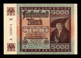 Alemania Germany 5000 Mark 02.12.1922 Pick 81c 6 Digit Serial SC- AUNC - 5000 Mark