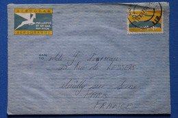 O9 AFRIQUE SUD BELLE LETTRE AEROGRAMME 1971 DURBAN POUR PARIS FRANCE + AFFRANCHISSEMENT PLAISANT - Covers & Documents