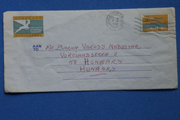 O9 AFRIQUE SUD BELLE LETTRE AEROGRAMME 1972 JOHANNESBURG POUR  HONGRIE + AFFRANCHISSEMENT PLAISANT - Lettres & Documents