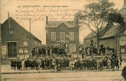 Ste Savine * La Mairie Et école Des Garçons * Hôtel De Ville * Groupe D'enfants - Other & Unclassified