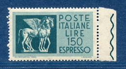 ⭐ Italie - Exprès - YT N° 44 ** - Neuf Sans Charnière - 1958 / 1966 ⭐ - 1946-60: Neufs