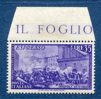 ⭐ Italie - Exprès - YT N° 35 ** - Neuf Sans Charnière - 1948 ⭐ - 1946-60: Nuevos