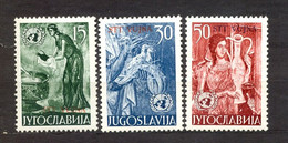 Trieste, Istria, Italy, Yugoslavia Mi.No. 95/97, UNITED NATION, MNH. - Otros & Sin Clasificación