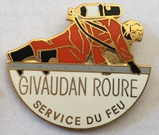 SAPEURS POMPIERS - SERVICE DU FEU - GIVAUDAN ROURE - SOLDATS DU FEU    -        (19) - Feuerwehr