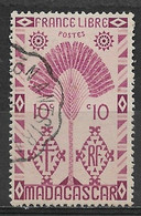 Malagasy Republic 1943. Scott #242 (U) Traveler's Tree - Oblitérés