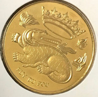 85 PUY DU FOU SALAMANDRE COURONNÉ MDP 2014 MÉDAILLE MONNAIE DE PARIS JETON TOURISTIQUE MEDALS COINS TOKENS - 2014