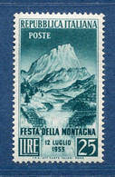 ⭐ Italie  - YT N° 675 ** - Neuf Sans Charnière - 1954 ⭐ - 1946-60: Nieuw/plakker