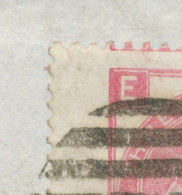 GB 1870 QV 3d Rose Pl.5 W Wing Margin Rare VARIETY: Missing Part Of Frameline On Superb Cover To HAMBURG - Abarten & Kuriositäten