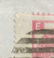 GB 1870 QV 3d Rose Pl.5 W Wing Margin Rare VARIETY: Missing Part Of Frameline On Superb Cover To HAMBURG - Errors, Freaks & Oddities (EFOs