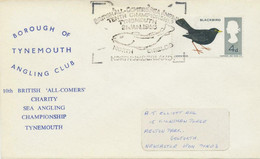 GB 1968 BRITISH 'ALL COMERS' SEA ANGLING TENTH CHAMPIONSHIP TYNEMOUTH NORTH SHIE - Storia Postale